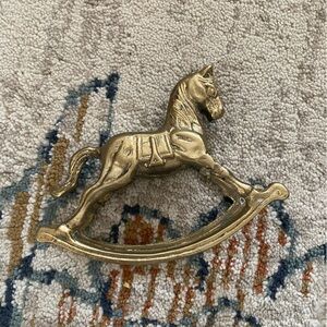 Brass Rocking Horse